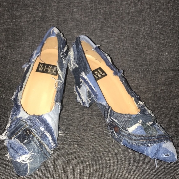 Custom Denim Block Clogs🔥🔥 - Picture 2 of 7